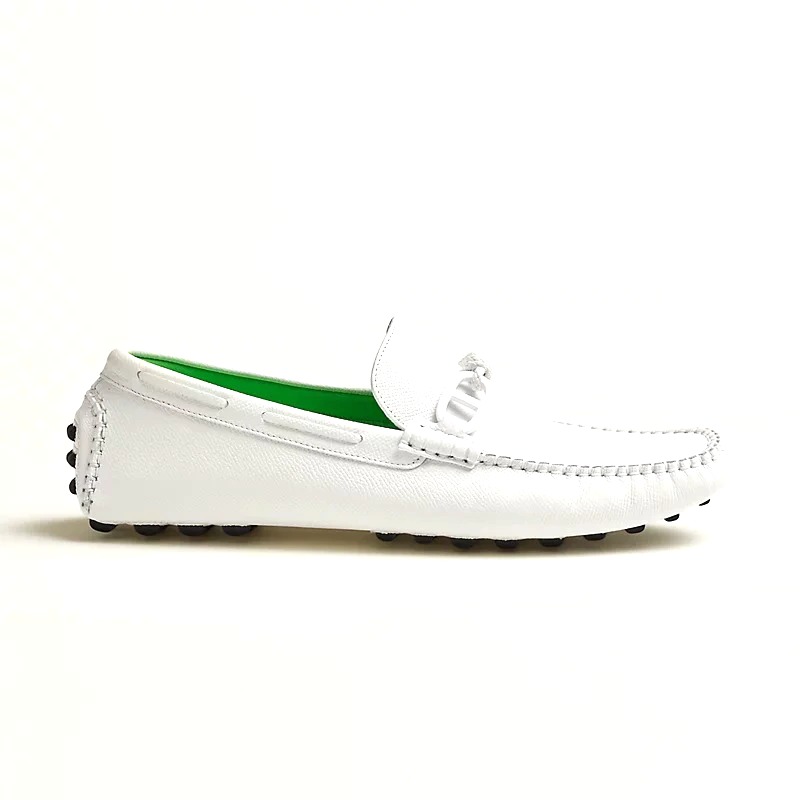 GIÀY HERMES Alessandro loafer Blanc