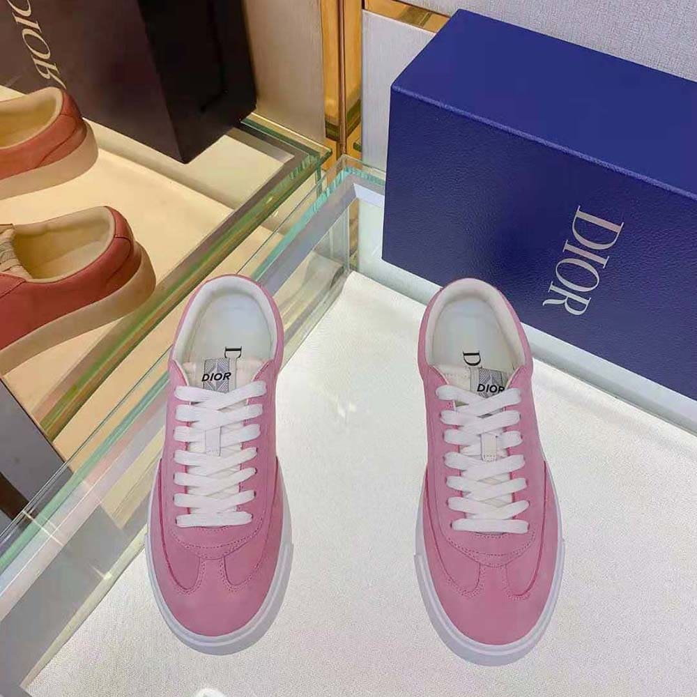 GIÀY DIOR B101 Sneaker Pink Nubuck Calfskin