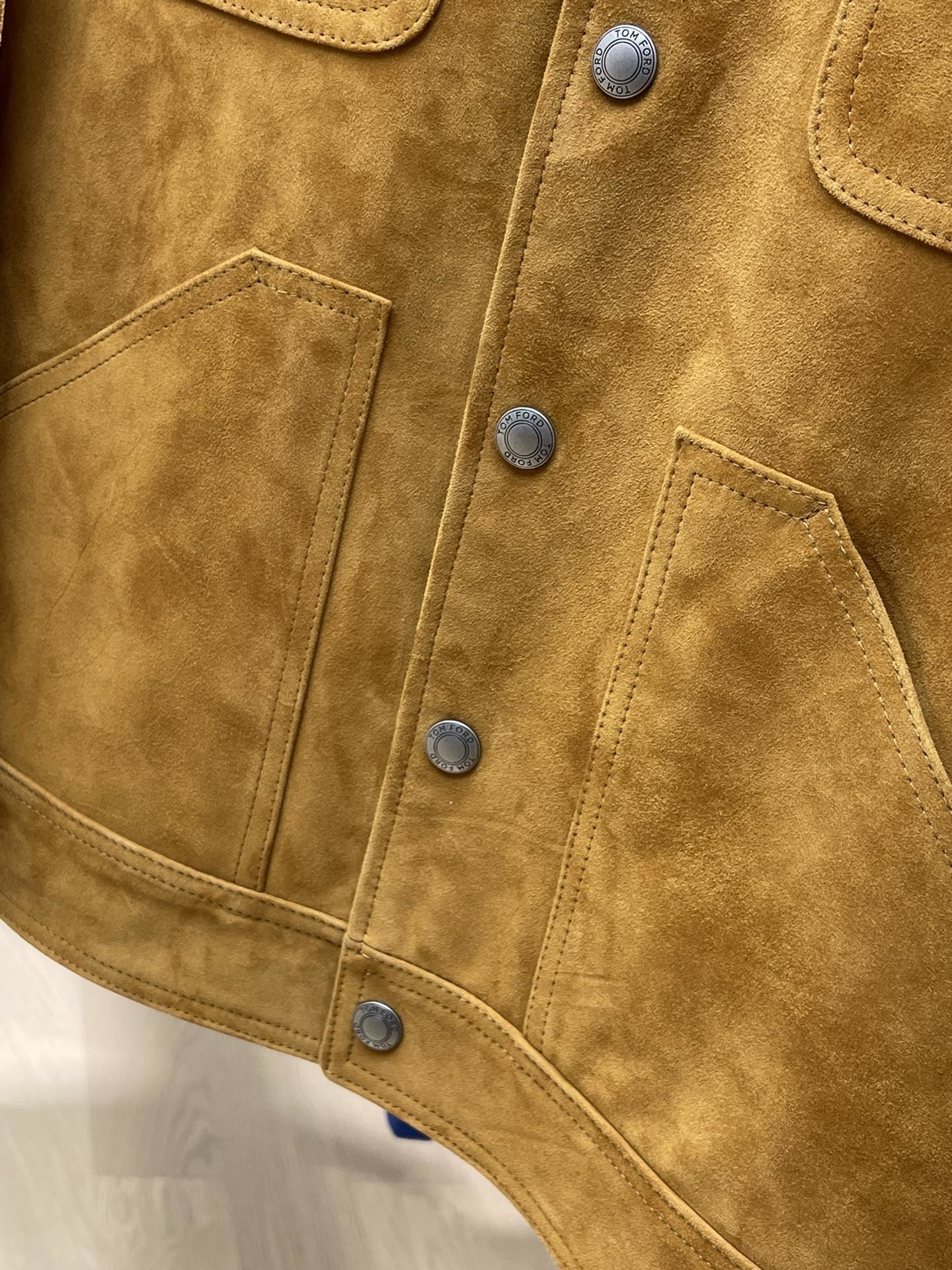 ÁO TOM FORD SUEDE LEATHER JACKET