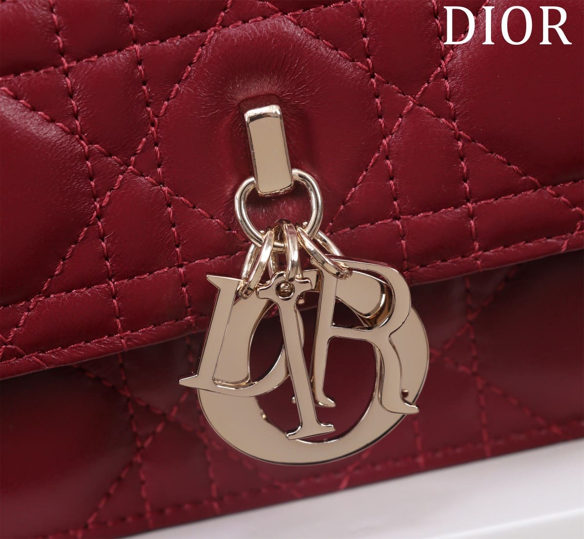 TÚI CHRISTIAN DIOR Mini Miss Dior Bag Red Cannage Lambskin