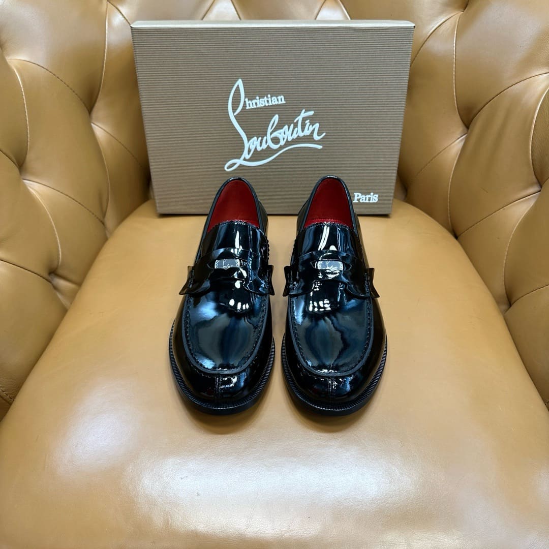 GIÀY CHRISTIAN LOUBOUTIN LOAFER HIGH TOP QUALITY SHOES AAA
