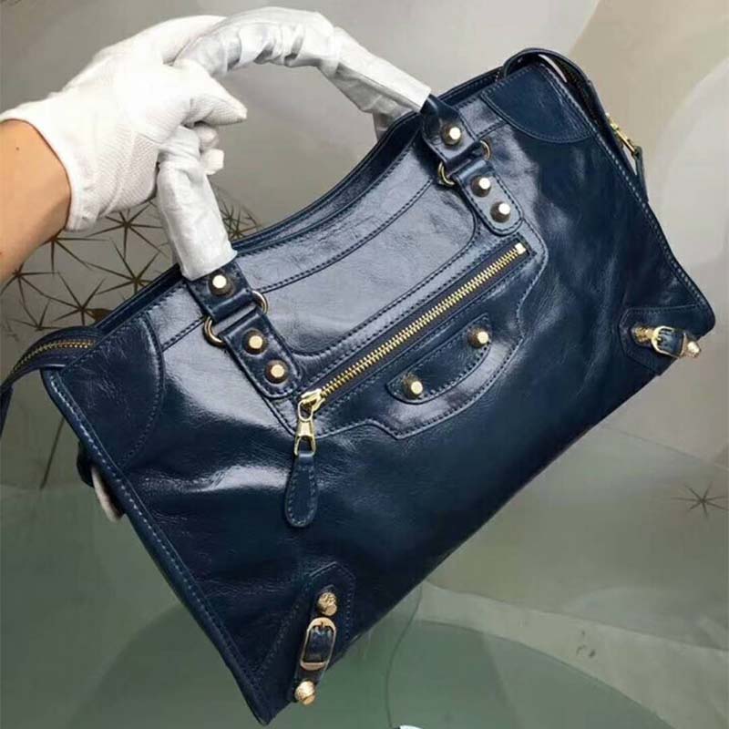 TÚI Balenciaga Women Small Size Lambskin Hand Carry And Shoulder Bag