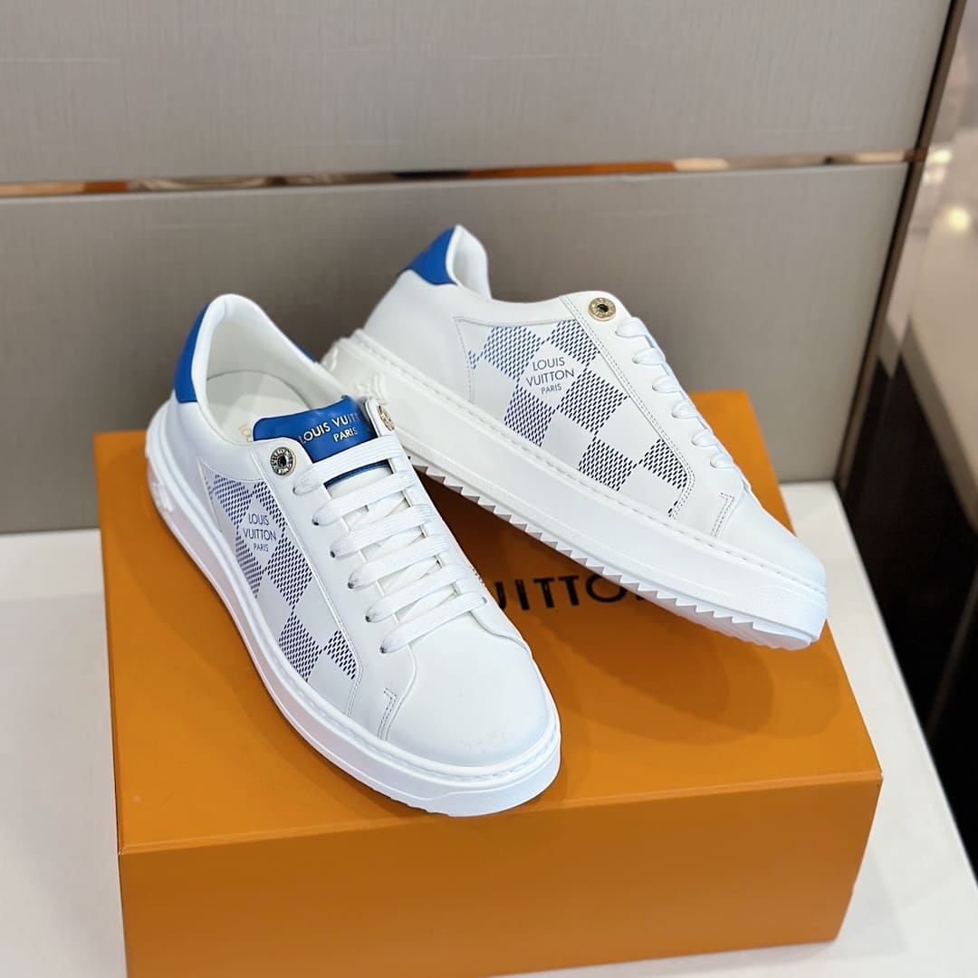 GIÀY LOUIS VUITTON TIME OUT MONOGRAM SNEAKERS SHOES AAA