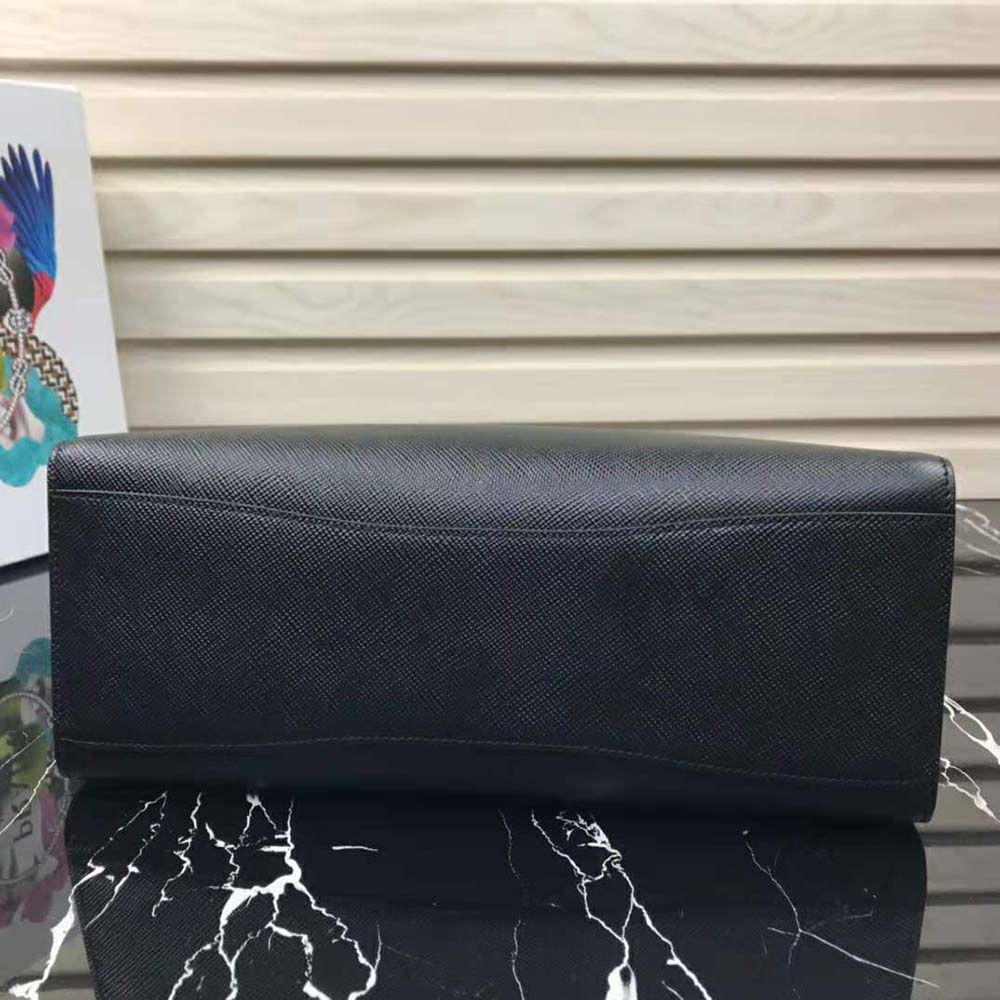 TÚI Prada Women Large Saffiano Leather Handbag-Black