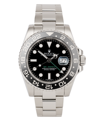 Đồng hồ Rolex GMT-Master II Black Dial Kim Xanh