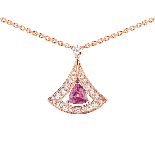 DÂY CHUYỀN BULGARI DIVAS’ DREAM TOURMALINE DIAMOND 18K ROSE GOLD