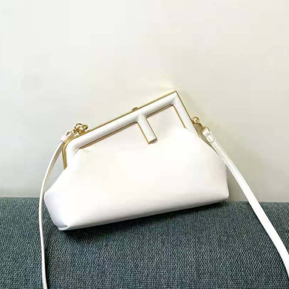 TÚI Fendi Women First White Yellow Leather Bag
