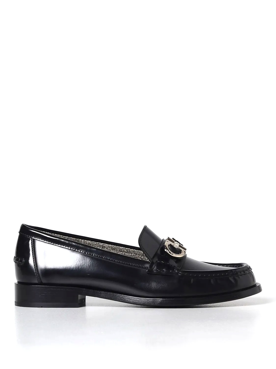 GIÀY SALVATORE FERRAGAMO Black loafer shoes