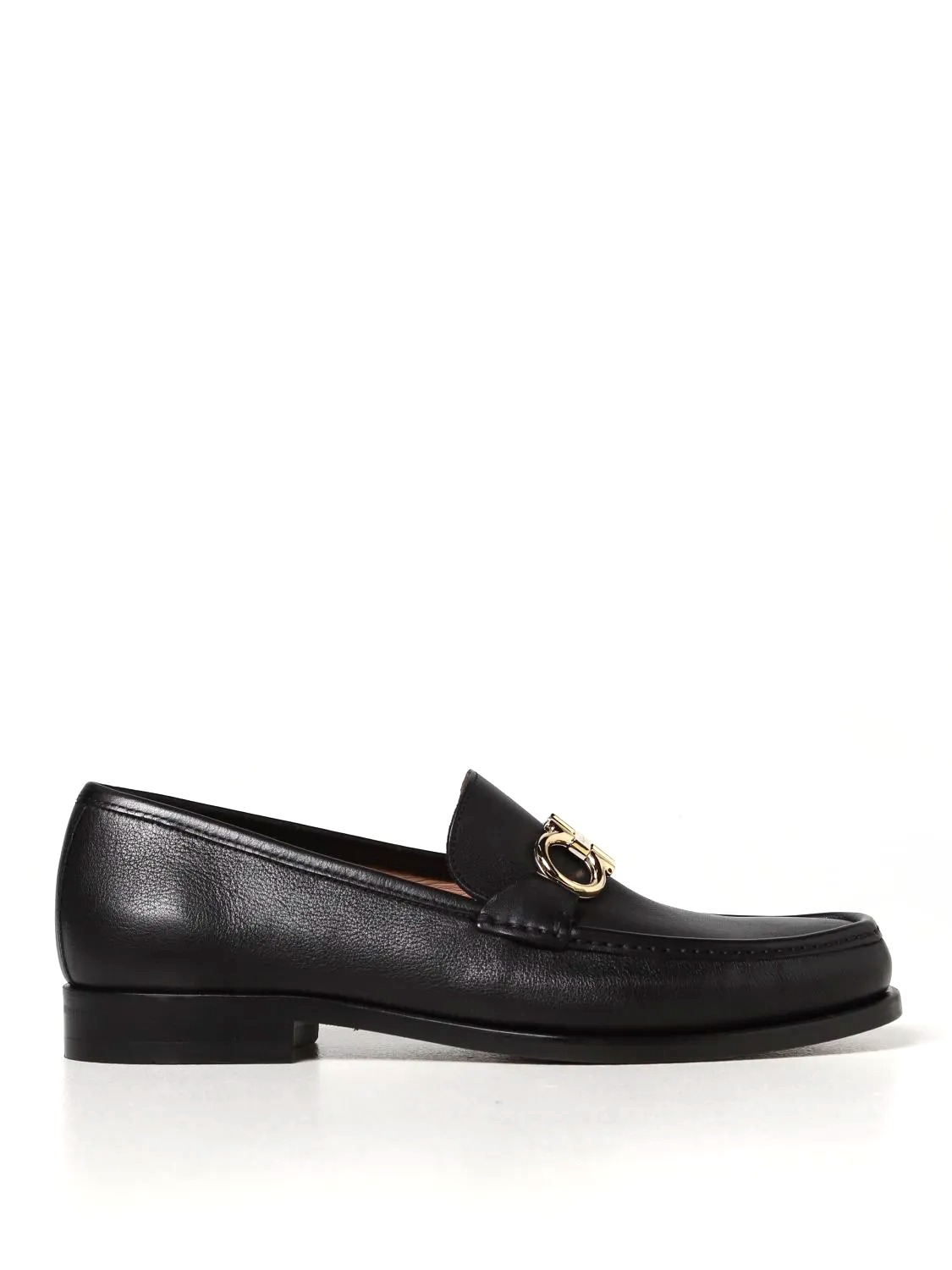 GIÀY SALVATORE FERRAGAMO Rolo leather loafers