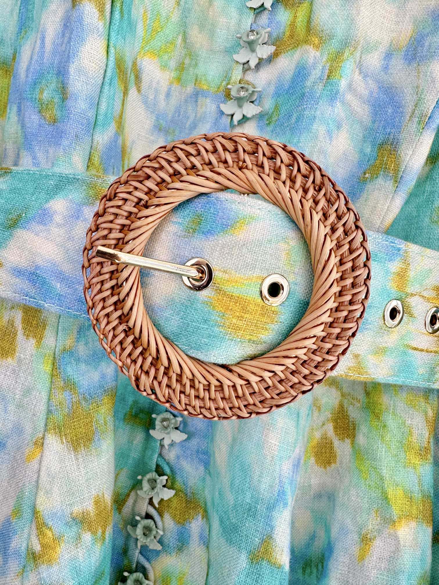 VÁY ZIMMERMANN Vintage Flower Long Sleeve Long Dress High Classy