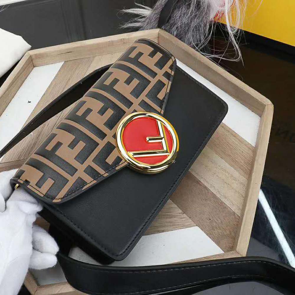 TÚI Fendi Women Belt Bag in Calf Leather-Brown