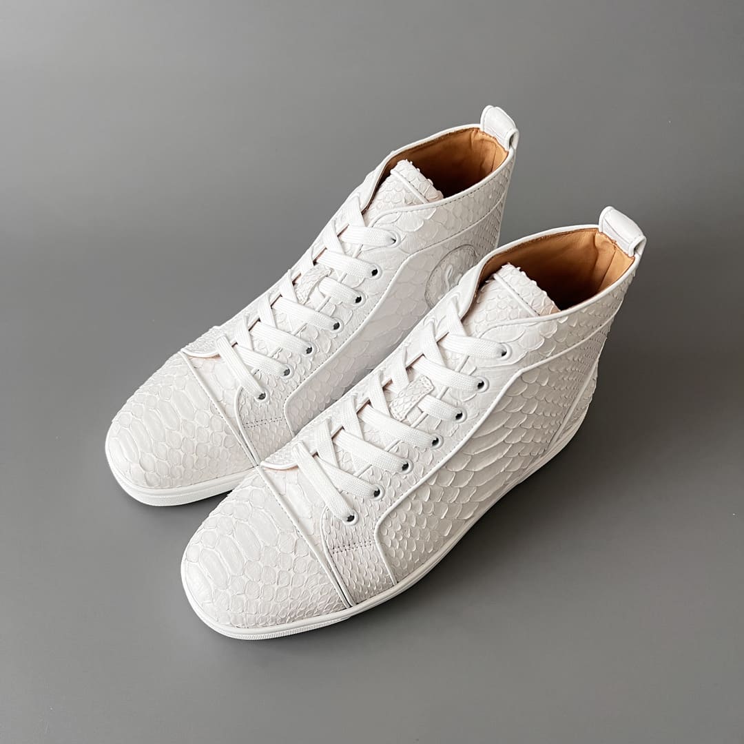 GIÀY CHRISTIAN LOUBOUTIN LOU SPIKES HIGH TOP TOP QUALITY SHOES AAA