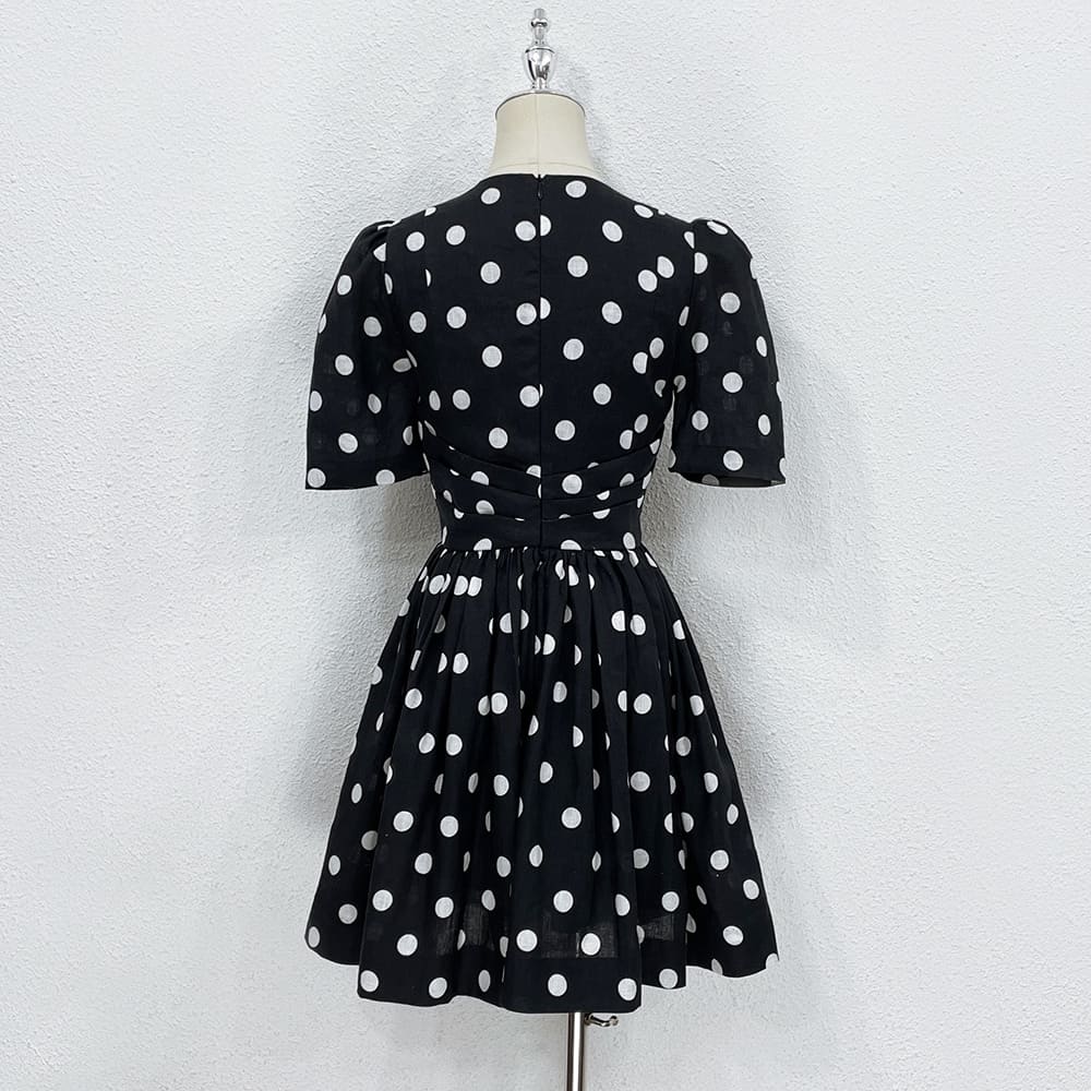 VÁY ZIMMERMANN Polka Dot Pattern Vintage Dress High Classy