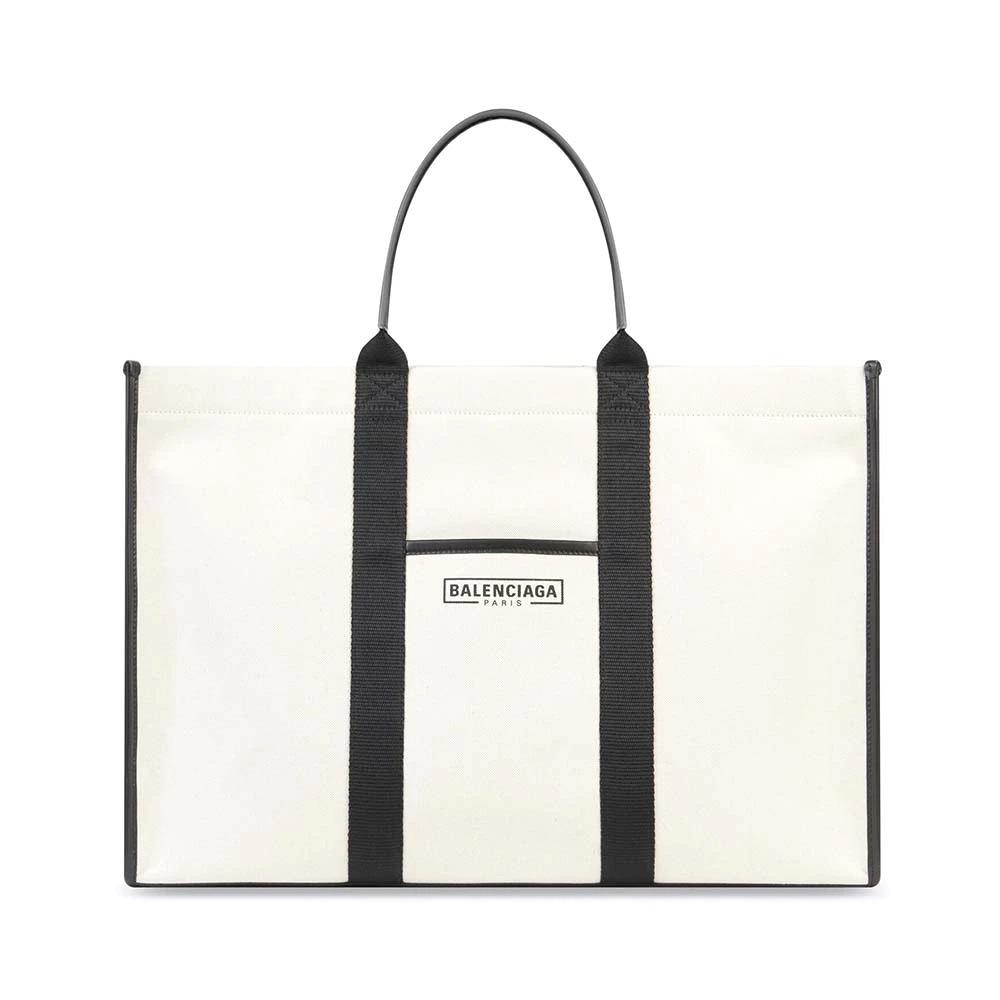 Balenciaga Multicolor Leather Paris Bazar Tote For Sale at 1stDibs