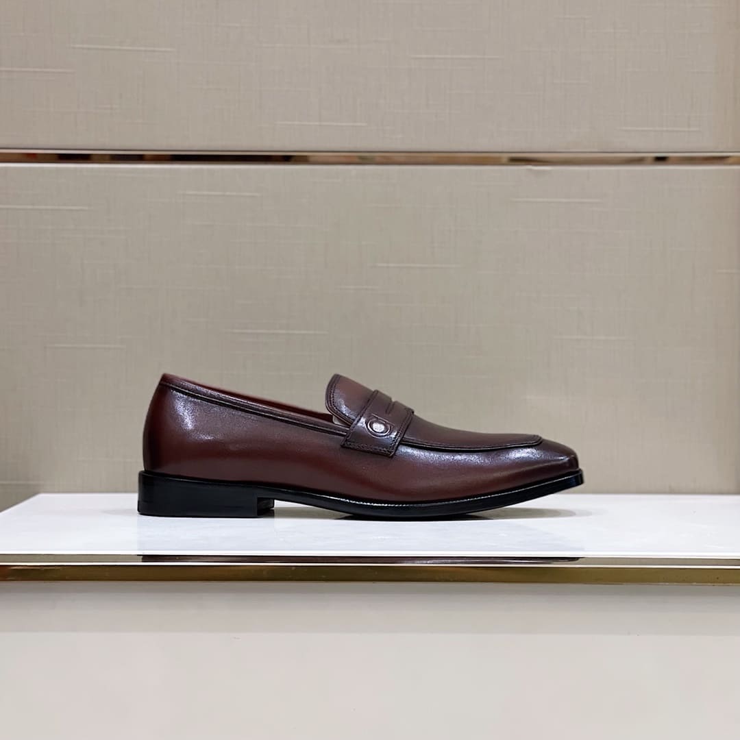 GIÀY SALVATORE FERRAGAMO LOAFER BROWN TOP QUALITY SHOES AAA
