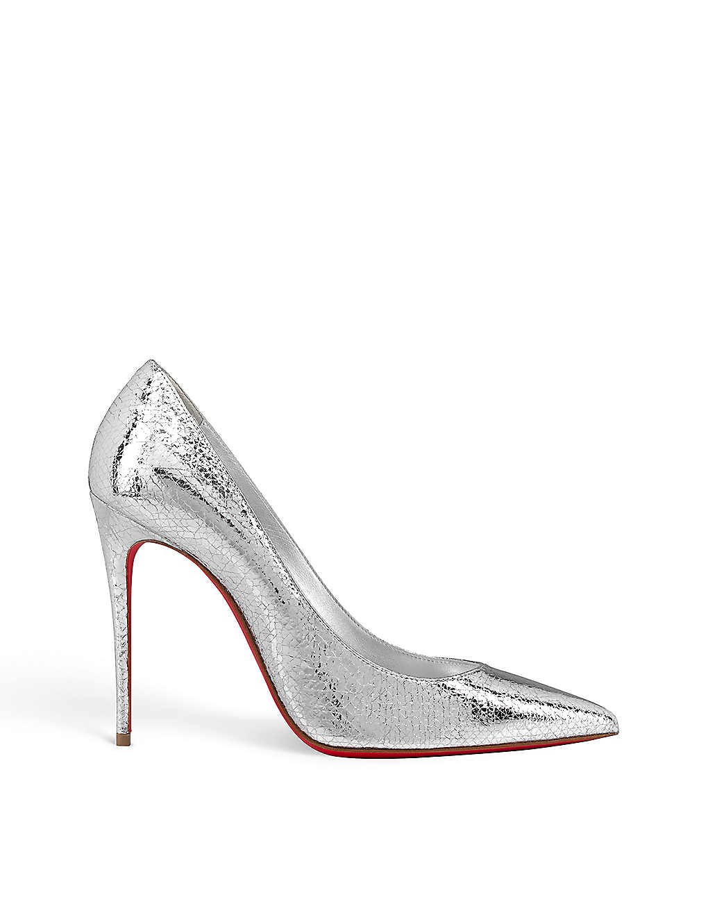 GIÀY CHRISTIAN LOUBOUTIN Kate 100 crackled leather courts
