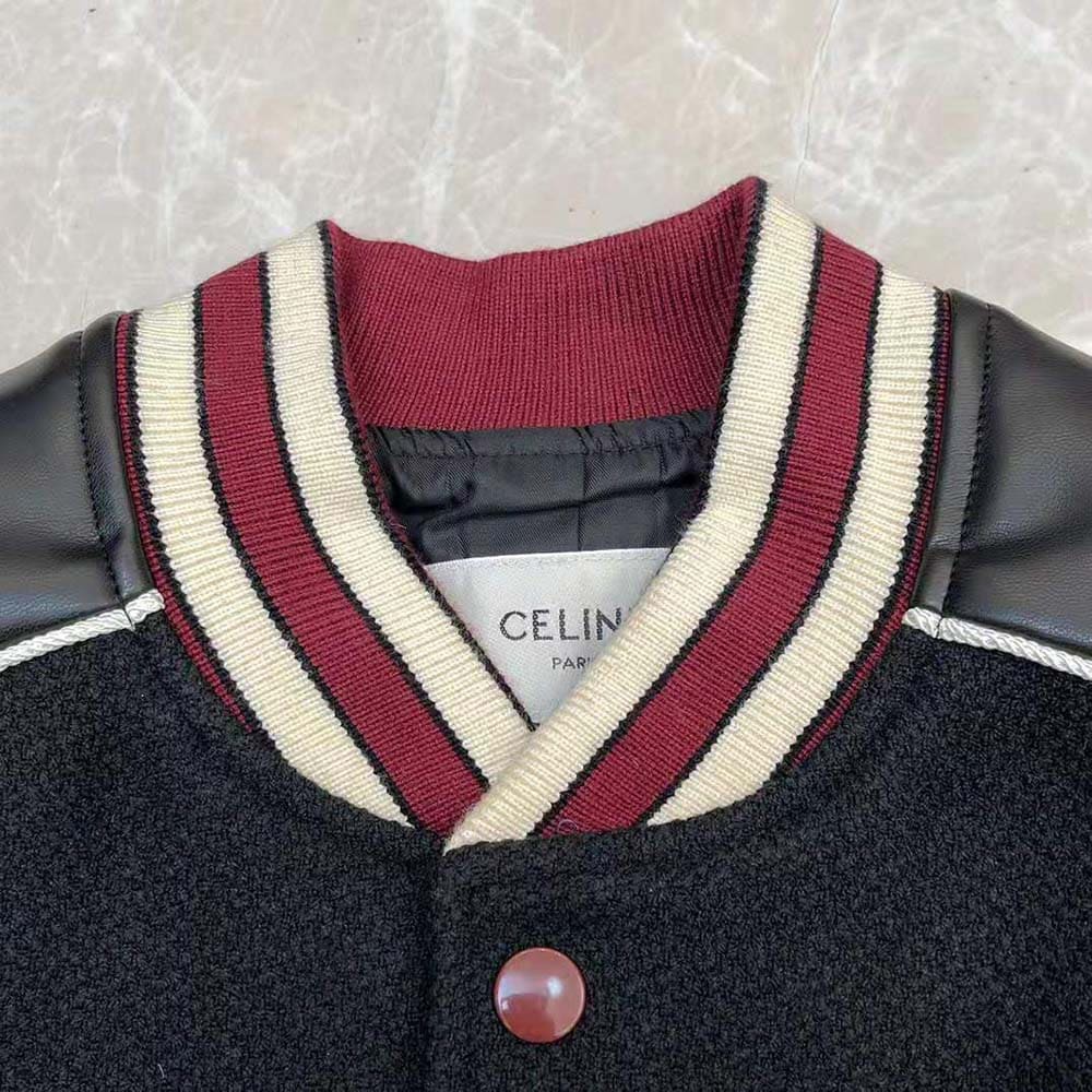 ÁO Celine Classic Teddy Jacket in Wool