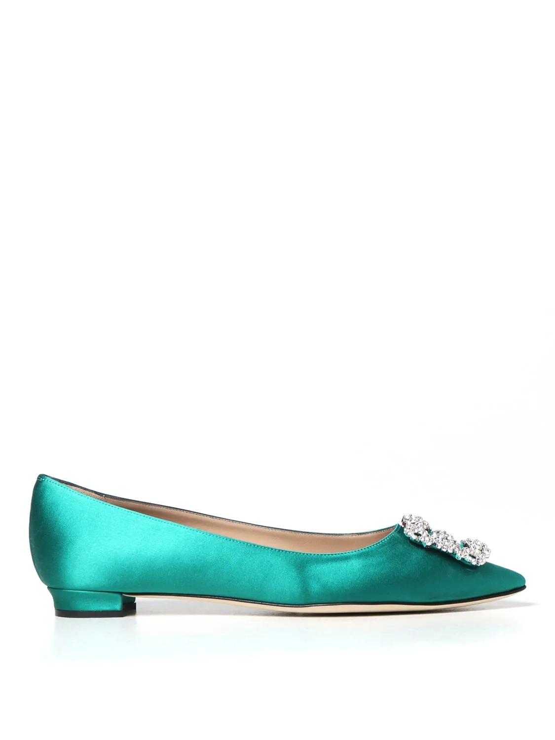 GIÀY MANOLO BLAHNIK Emerald ballet shoes