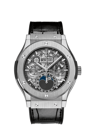 ĐỒNG HỒ HUBLOT CLASSIC FUSION AEROFUSION MOONPHASE TITANIUM 42MM