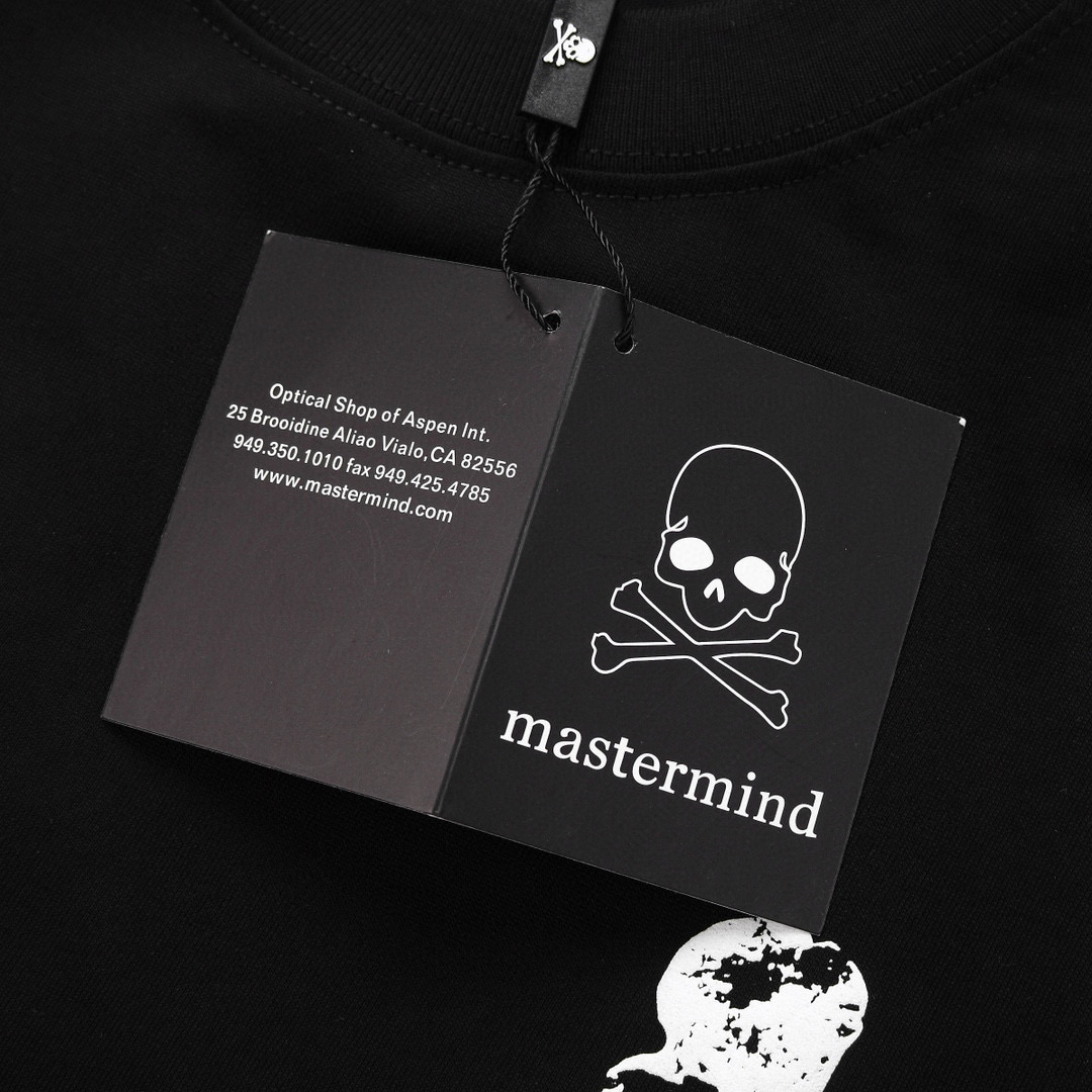 ÁO MASTERMIND JAPAN print cotton jersey T-shirt