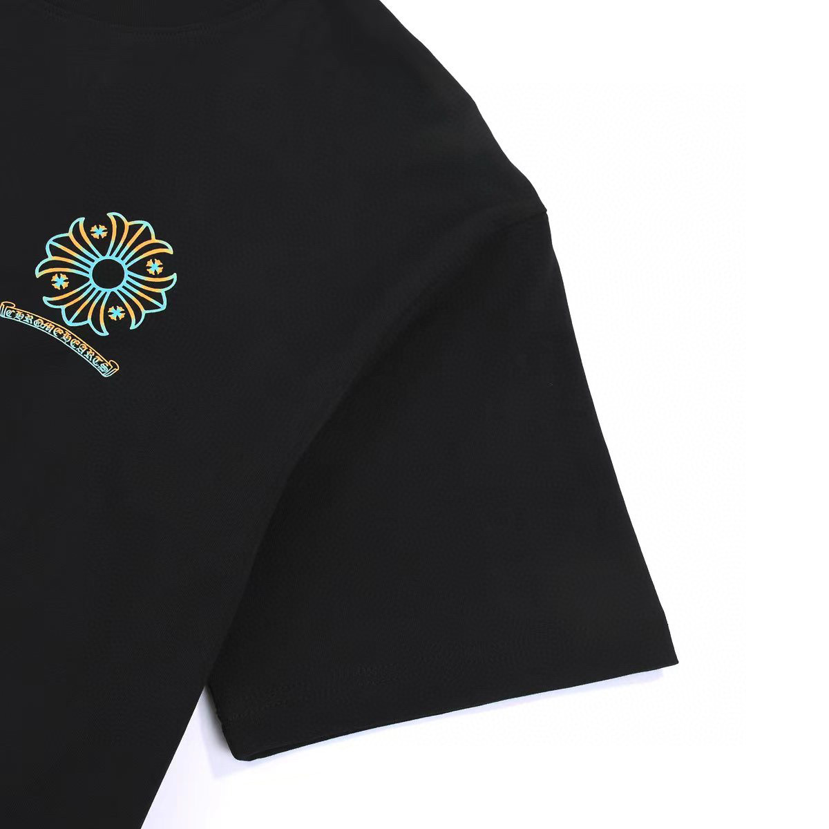 ÁO CHROME HEART print cotton jersey T-shirt