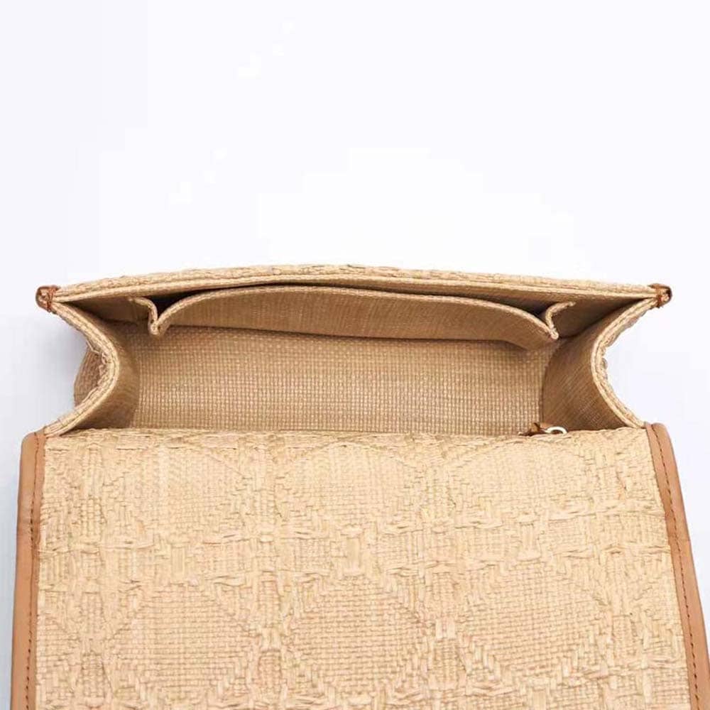 TÚI Dior Women 30 Montaigne Bag Natural Cannage Raffia Top Quality