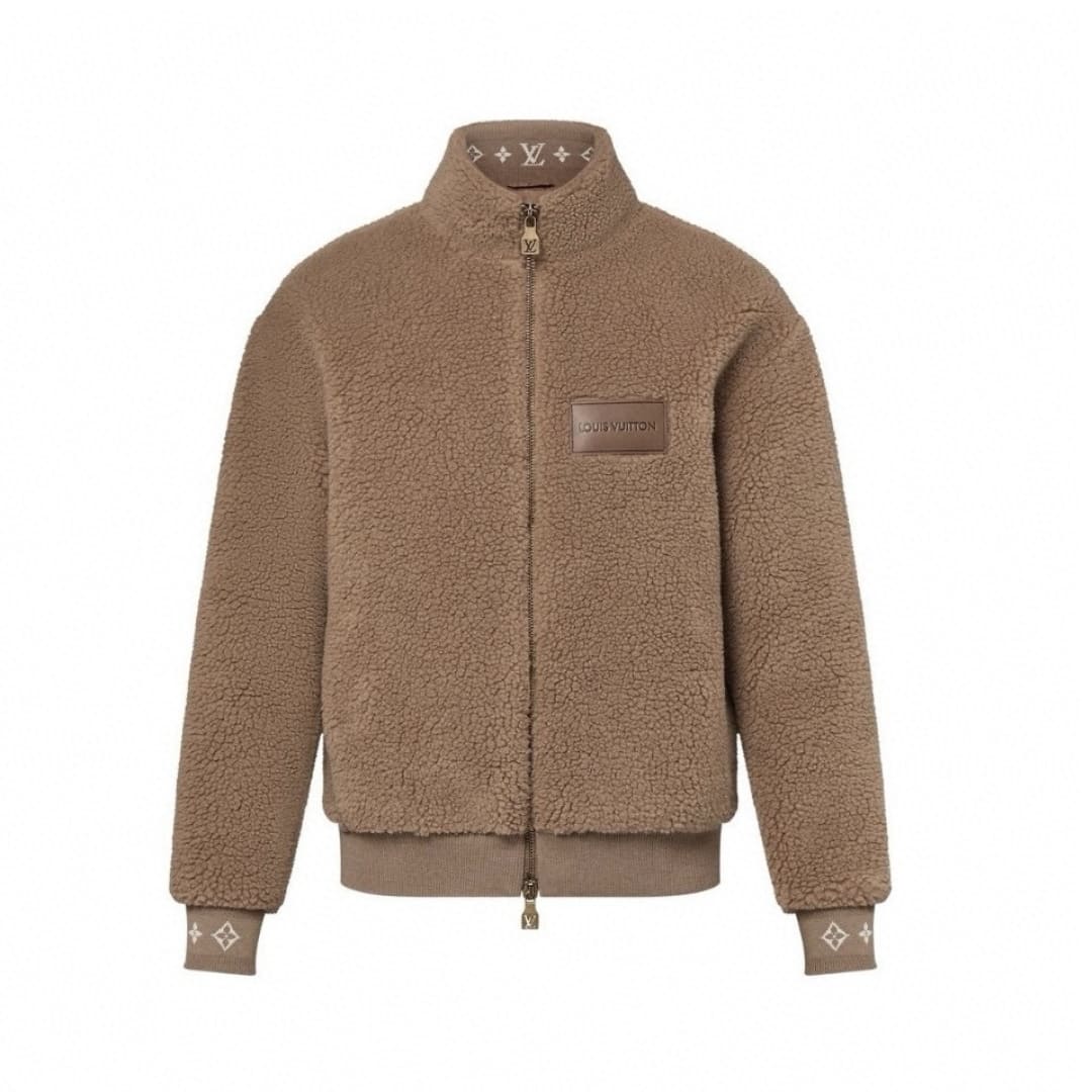 ÁO LOUIS VUITTON CARAMEL TOP QUALITY AAA ÁO LÔNG CỪU