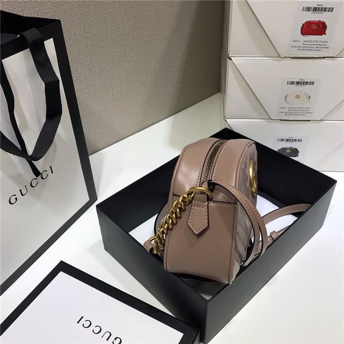 TÚI Gucci GG marmont small matelasse shoulder bag pink Top Quality