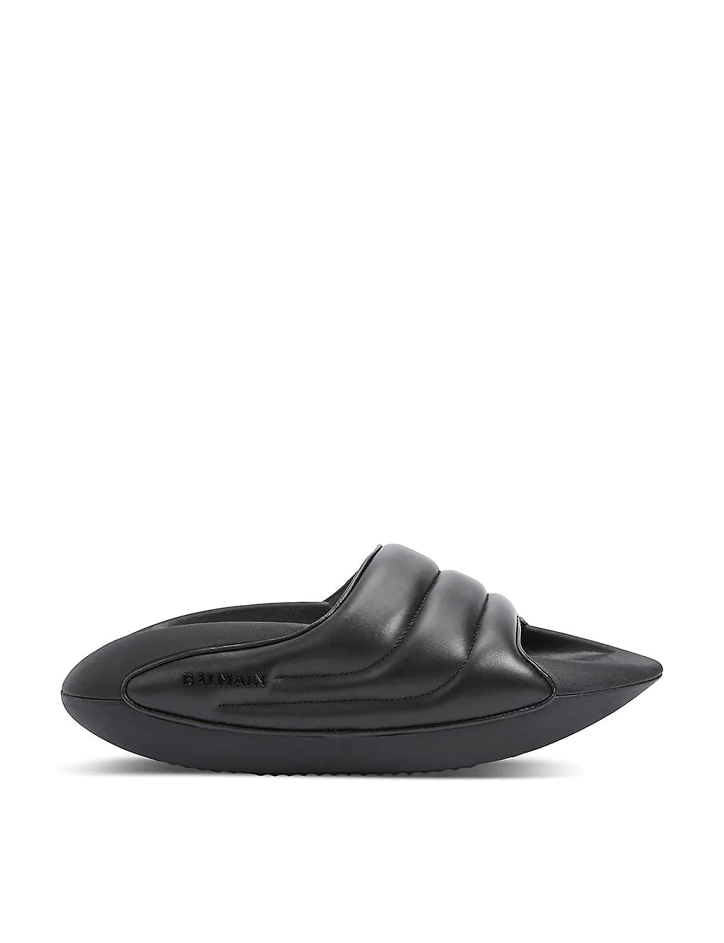 DÉP BALMAIN B-It quilted leather slides