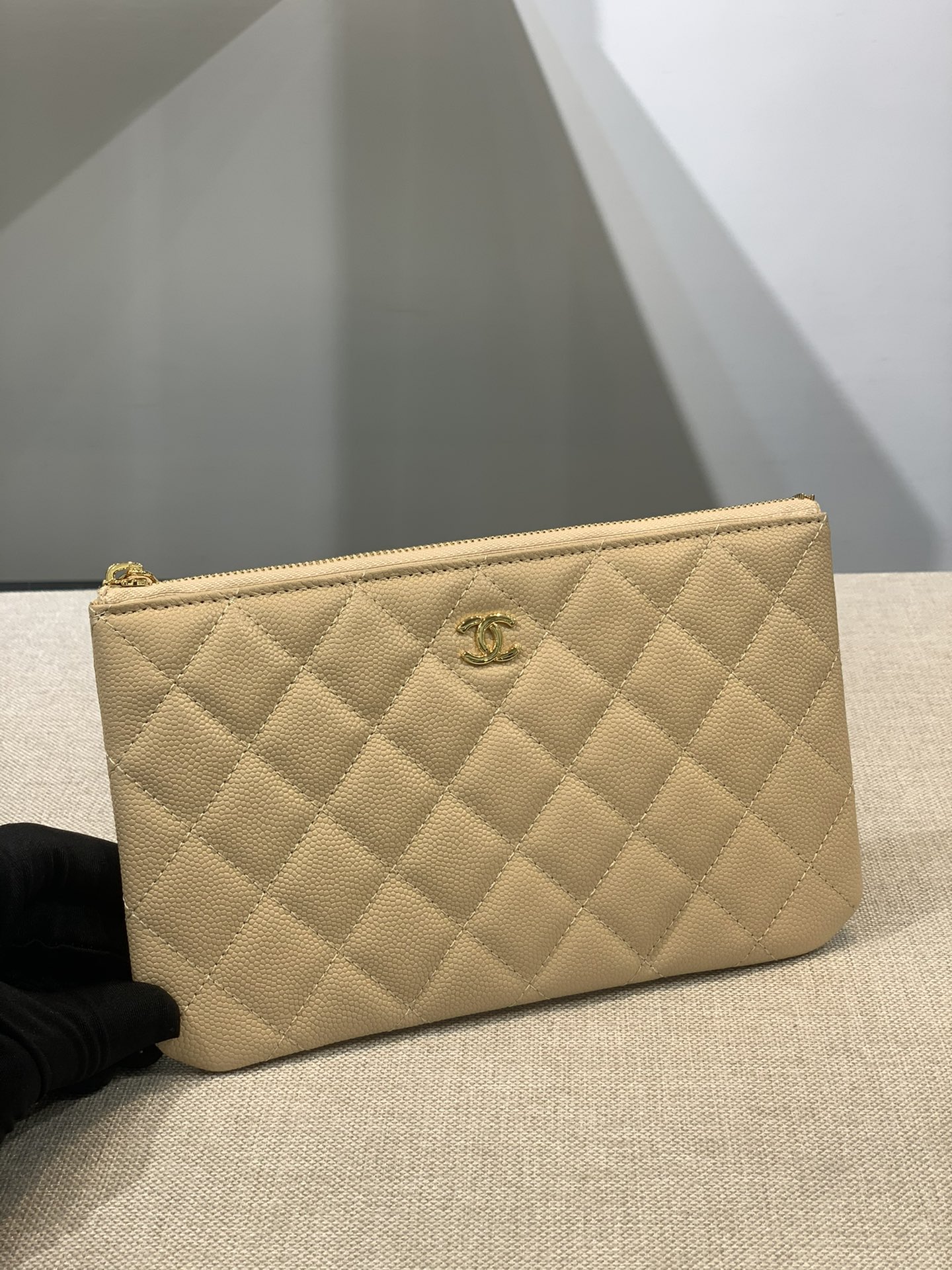 VÍ CHANEL CAVIAR YELLOW DA HAAS