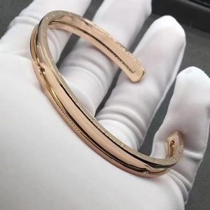 Vòng tay BVLGARI B.Zero1 Rose Gold vàng hồng 18K