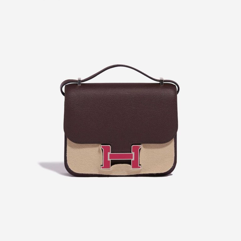 TÚI Hermès Constance 18 Epsom Rouge Sellier Framboise khóa hồng