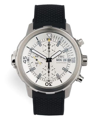 Đồng hồ IWC Aquatimer Chrono mặt số màu trắng