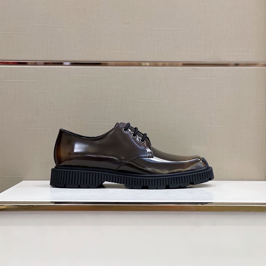 GIÀY BERLUTI CAMDEN DERBY COGNAC HANDMADE TOP QUALITY SHOES AAA