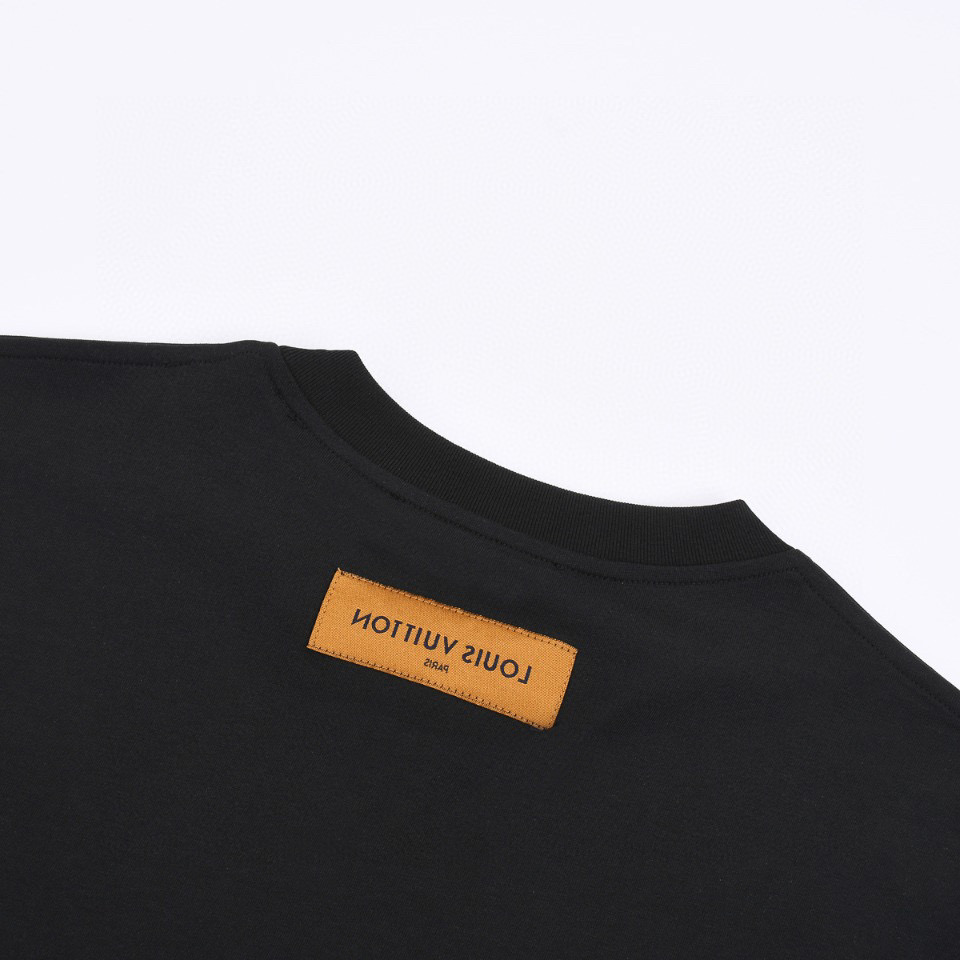 ÁO LOUIS VUITTON print cotton jersey T-shirt