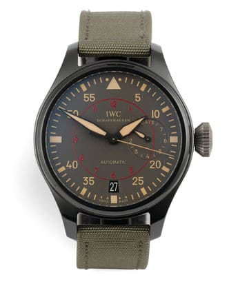 Đồng hồ IWC Big Pilot Top Gun Ceramic mặt số màu đen