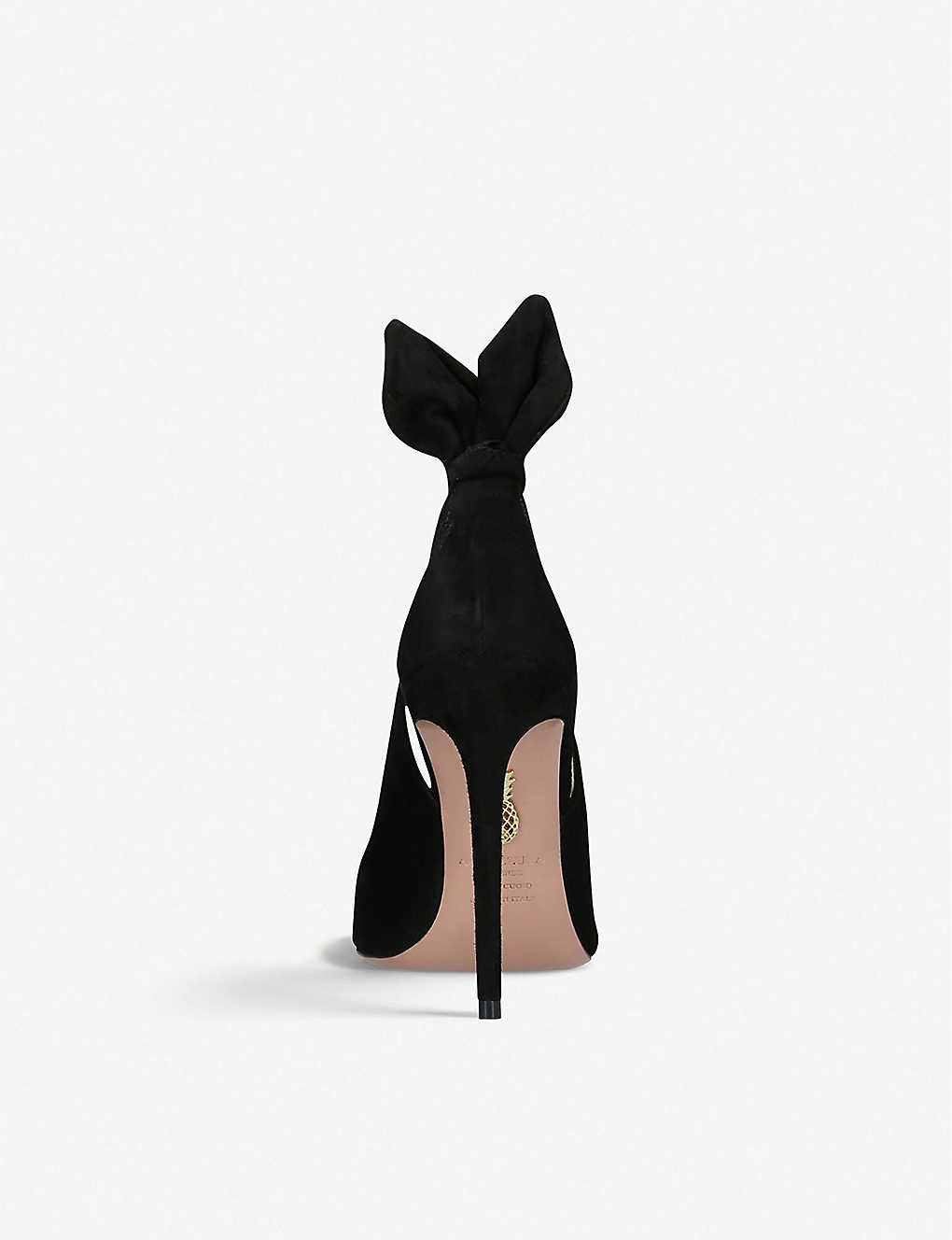 GIÀY AQUAZZURA Deneuve suede heeled pumps