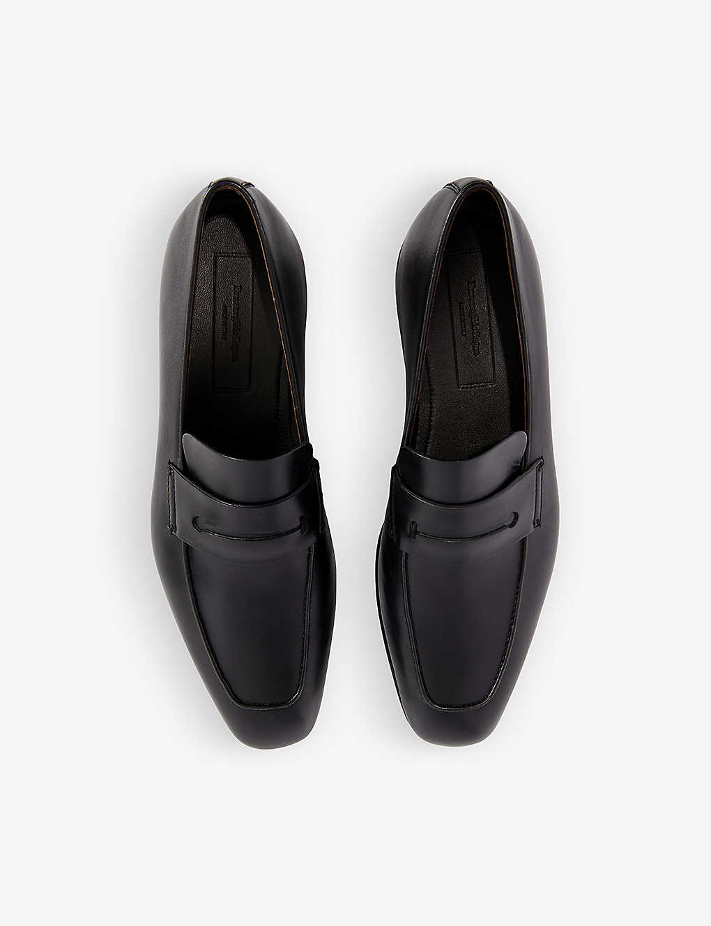 GIÀY ERMENEGILDO ZEGNA L'Asola leather penny loafers