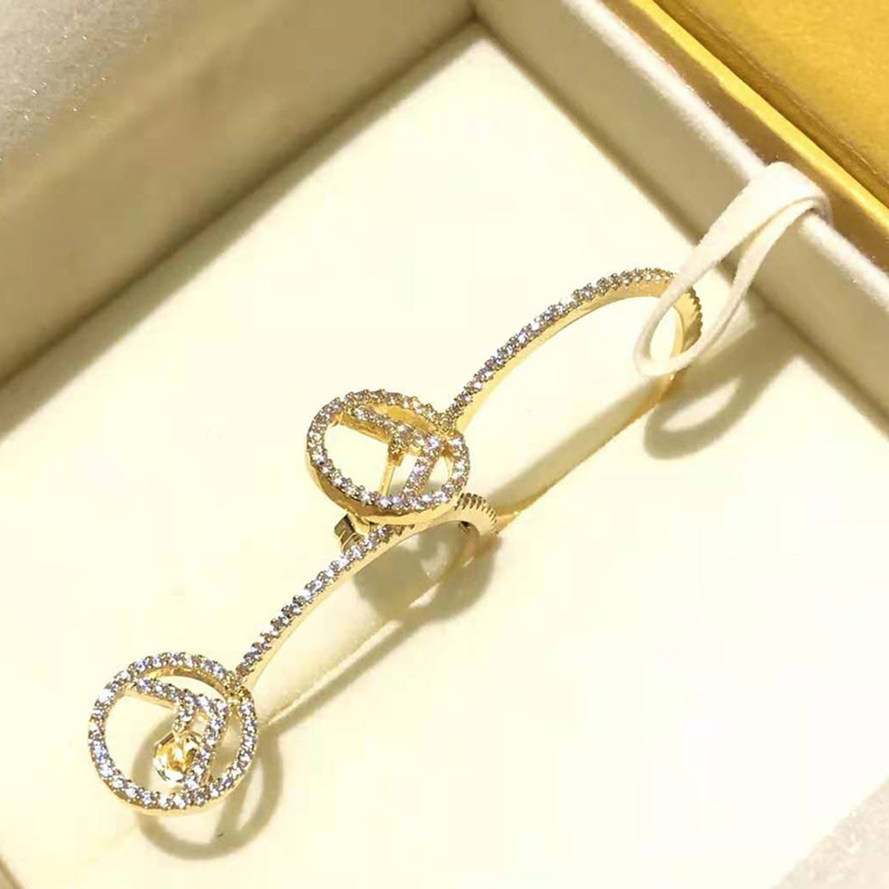 Bông tai Fendi Women F is Fendi Earring Gold-color