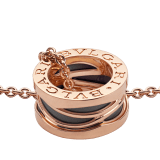 DÂY CHUYỀN BULGARI B.ZERO1 NECKLACE BLACK CERAMIC 18K ROSE GOLD