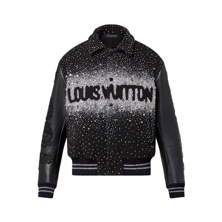 ÁO LOUIS VUITTON BOMBER TOP QUALITY AAA UNISEX LEN CỪU