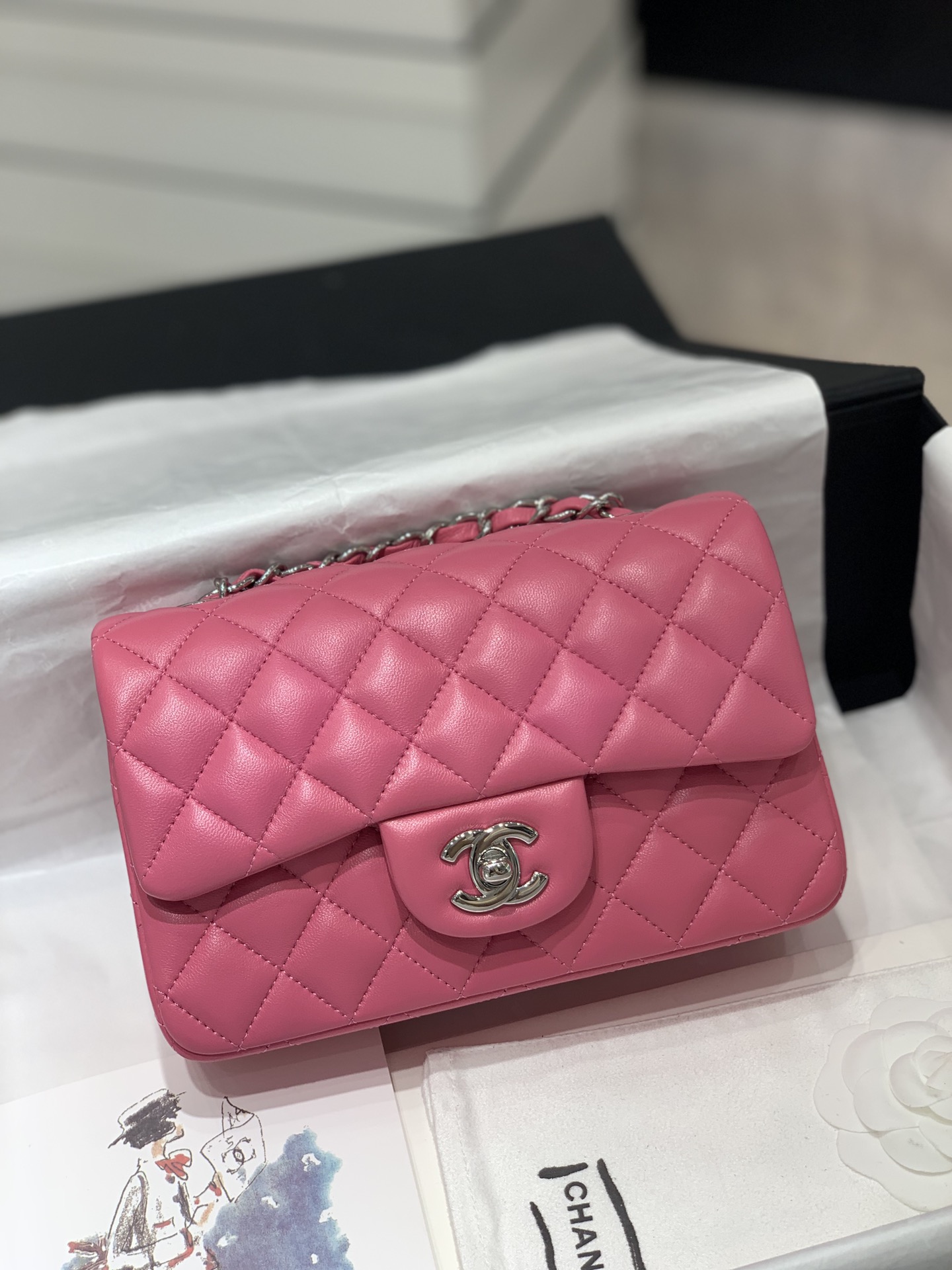 TÚI CHANEL CF 20 BODIN JOYEUX PINK DA HAAS