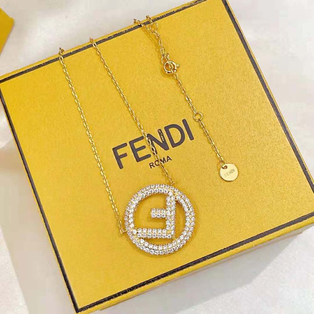 DÂY Fendi Women F is Fendi Gold Color Necklace