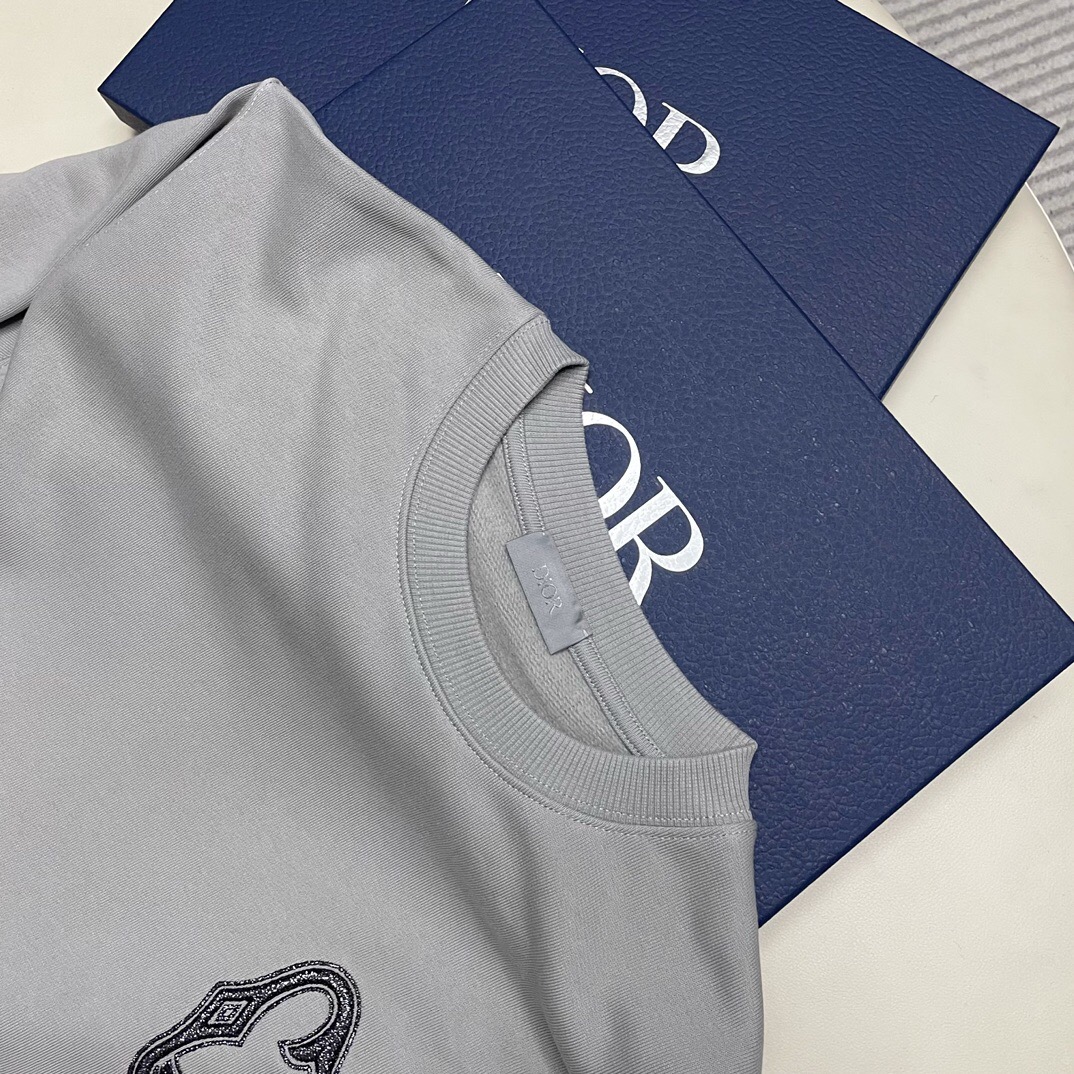 ÁO CHRISTIAN DIOR CD LOGO SWEATSHIRT