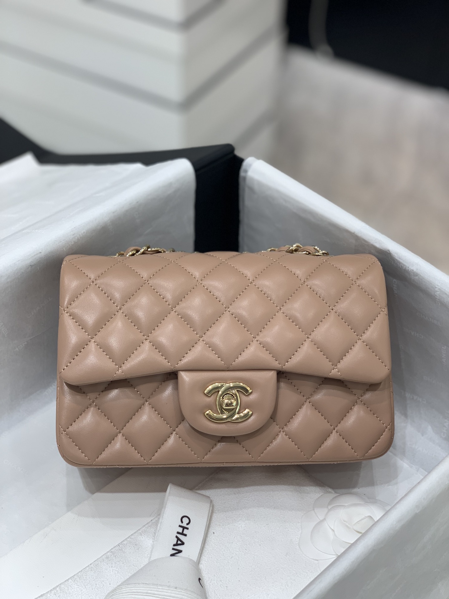 TÚI CHANEL CF 20 BODIN JOYEUX CARROT DA HAAS GOLD