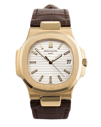 Đồng hồ Patek Philippe Nautilus Rose Gold 5711J-001 mặt số màu trắng