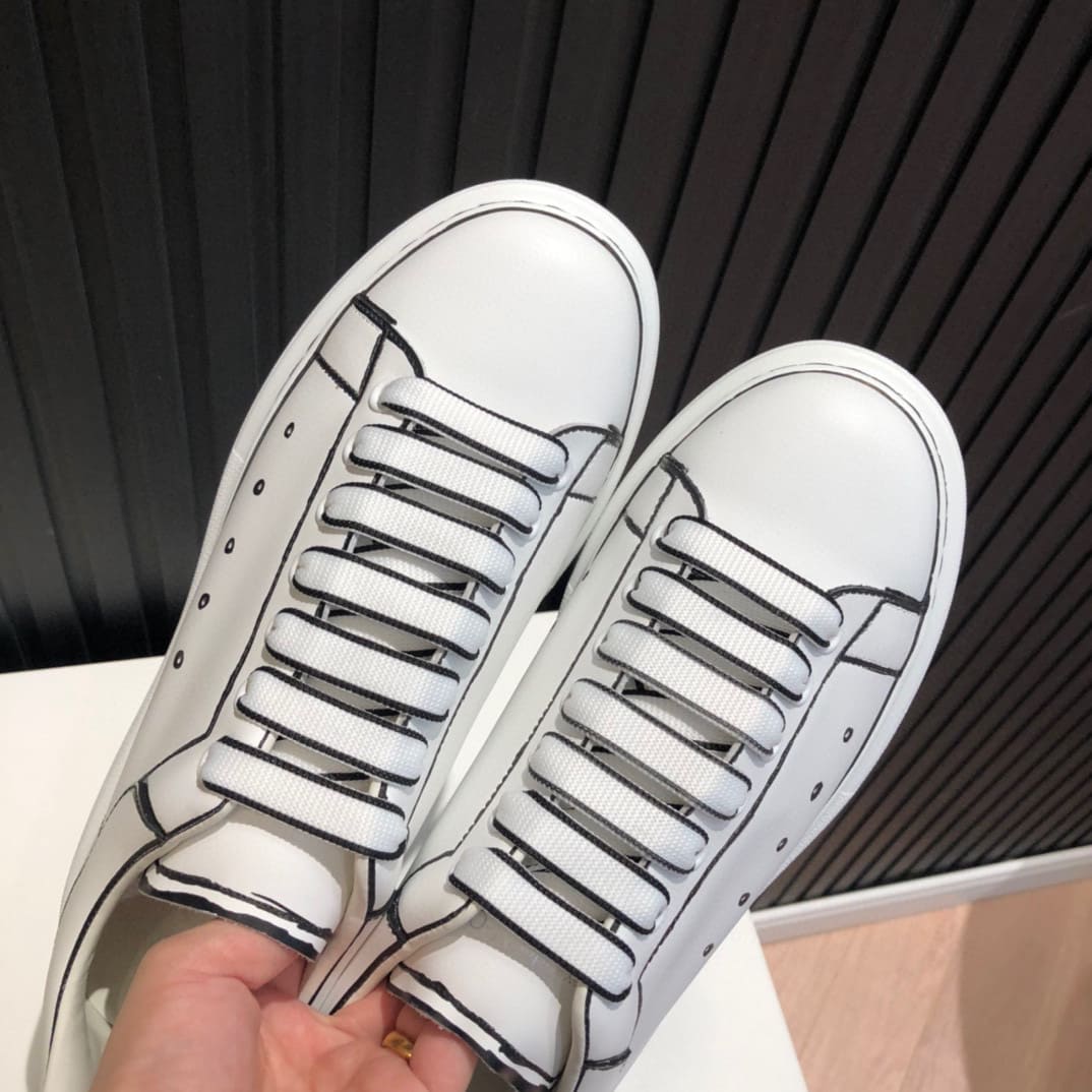 GIÀY ALEXANDER MCQUEEN SNEAKERS SHOES AAA UNISEX NAM VÀ NỮ DA BÊ HẢO HẠNG