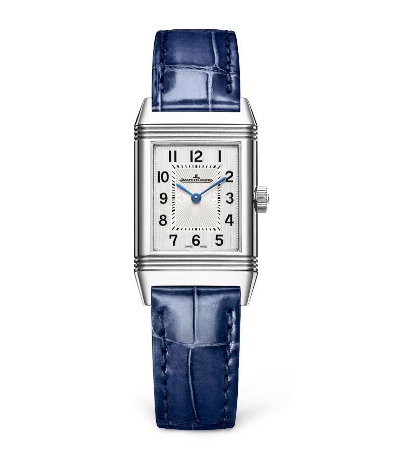 Đồng hồ JAEGER-LECOULTRE  Stainless Steel Reverso Classic Watch 21mm mặt số màu trắng