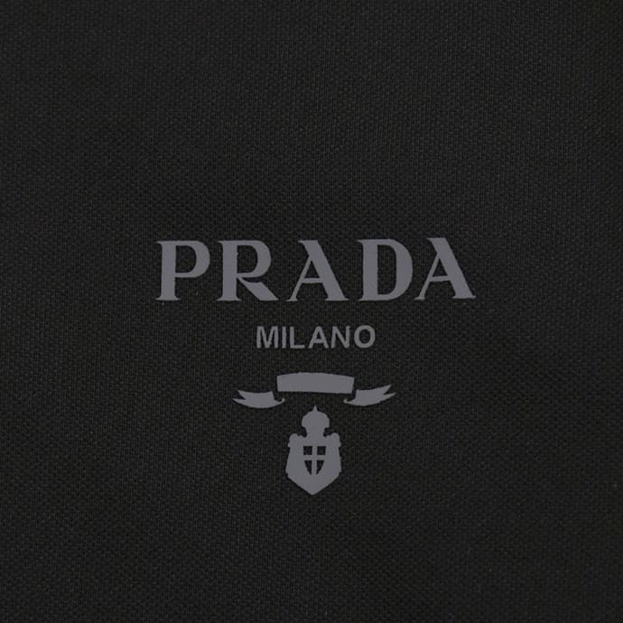 ÁO PRADA POLO SHIRT MÀU ĐEN UNISEX