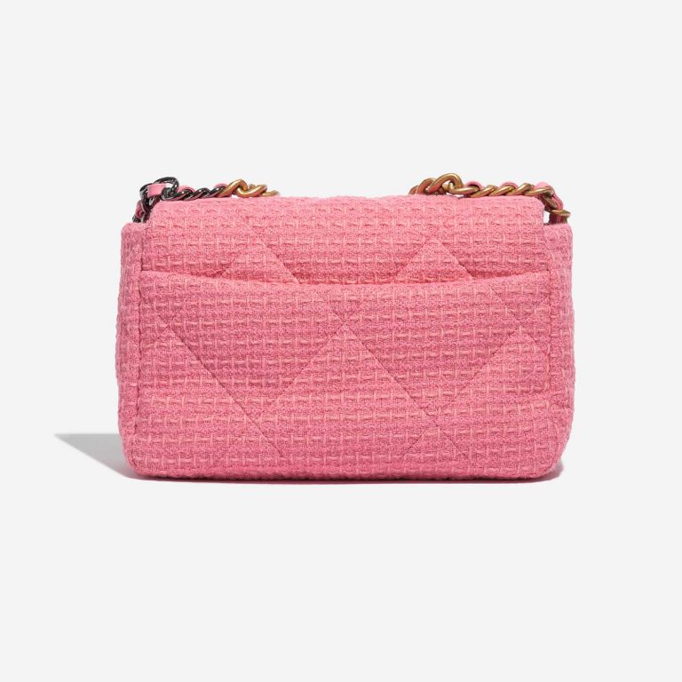TÚI Chanel 19 Flap Bag Tweed Light Rosé